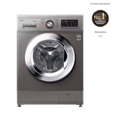 Lave Linge Séchante Frontale LG - FH4G6VDGG6 | 9 KG & 5KG - Silver - 1400 Tours
