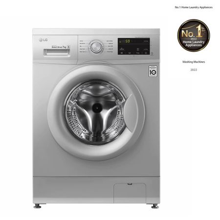 Lave Linge Frontale LG - FH4G7QDY5 | 7 KG - Silver - 1400 Tours