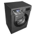 Lave Linge Frontale LG | F2J3QYG6J - 7KG - Noir - 1200 Tours