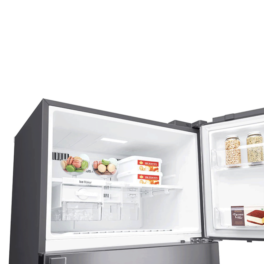 Réfrigérateur LG GN-H702HLHL | 506 L - No Frost -  Silver - 80 Cm - Garantie 3 Ans