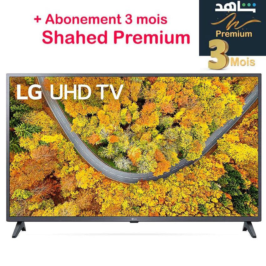 Tv LG UP7500PVG | 50 Pouces - 4K UHD - Smart Web Os - Garantie 2 Ans