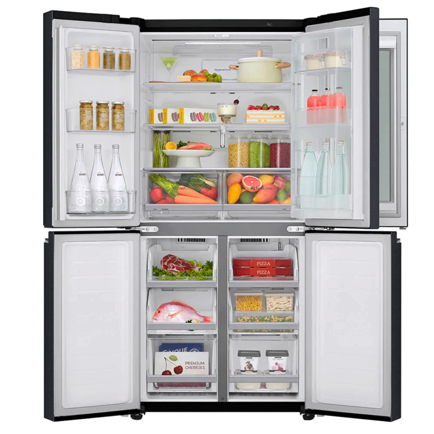 Réfrigérateur LG SIDE BY SIDE 458 L - No Frost | InstaView | Door-in-Door | SmartThinQ | GC-Q22FTQEL