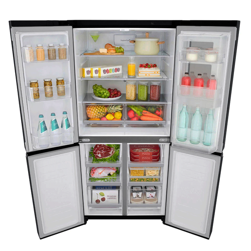 Réfrigérateur LG SIDE BY SIDE 458 L - No Frost | InstaView | Door-in-Door | SmartThinQ | GC-Q22FTQEL