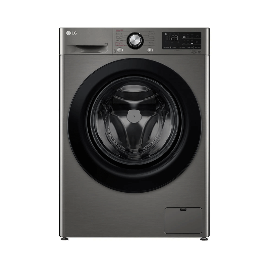 Lave Linge LG - VIVACE V200 | 9KG -  Smart AI DD - Silver - 1400 Tours