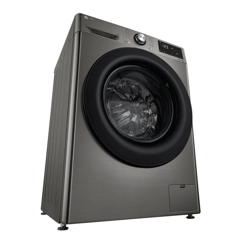 Lave Linge LG - VIVACE V200 | 9KG -  Smart AI DD - Silver - 1400 Tours