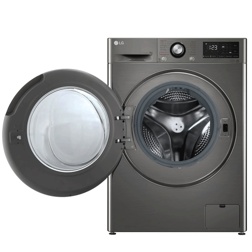 Lave Linge LG - VIVACE V200 | 9KG -  Smart AI DD - Silver - 1400 Tours