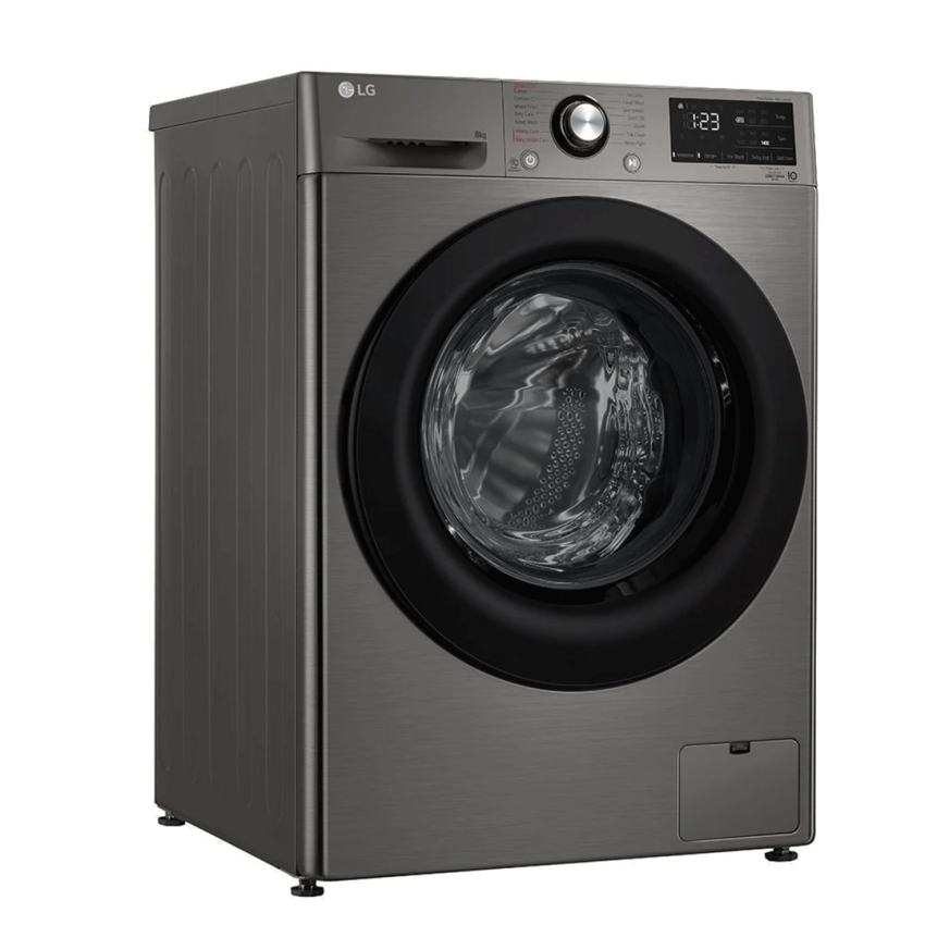 Lave Linge LG - VIVACE V200 | 9KG -  Smart AI DD - Silver - 1400 Tours