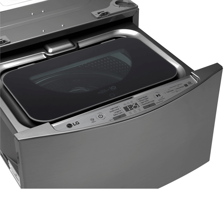 Lave linge Séchante Frontale LG TWIN WASH | 10.5 & 7 Kg - Silver + Extension 2KG