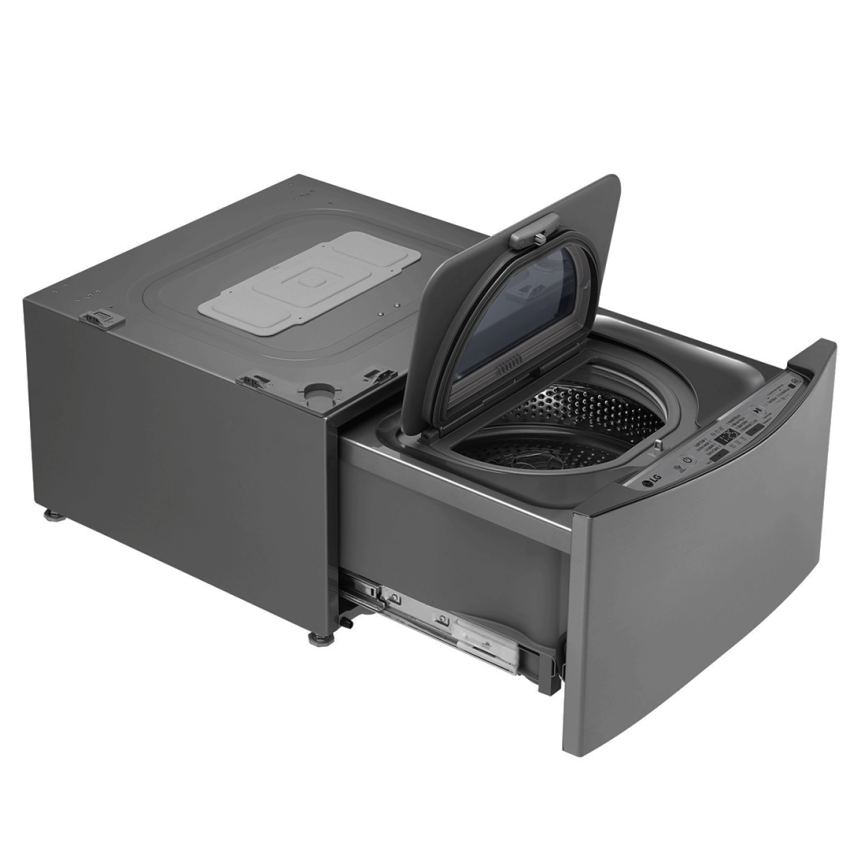 Lave linge Séchante Frontale LG TWIN WASH | 10.5 & 7 Kg - Silver + Extension 2KG