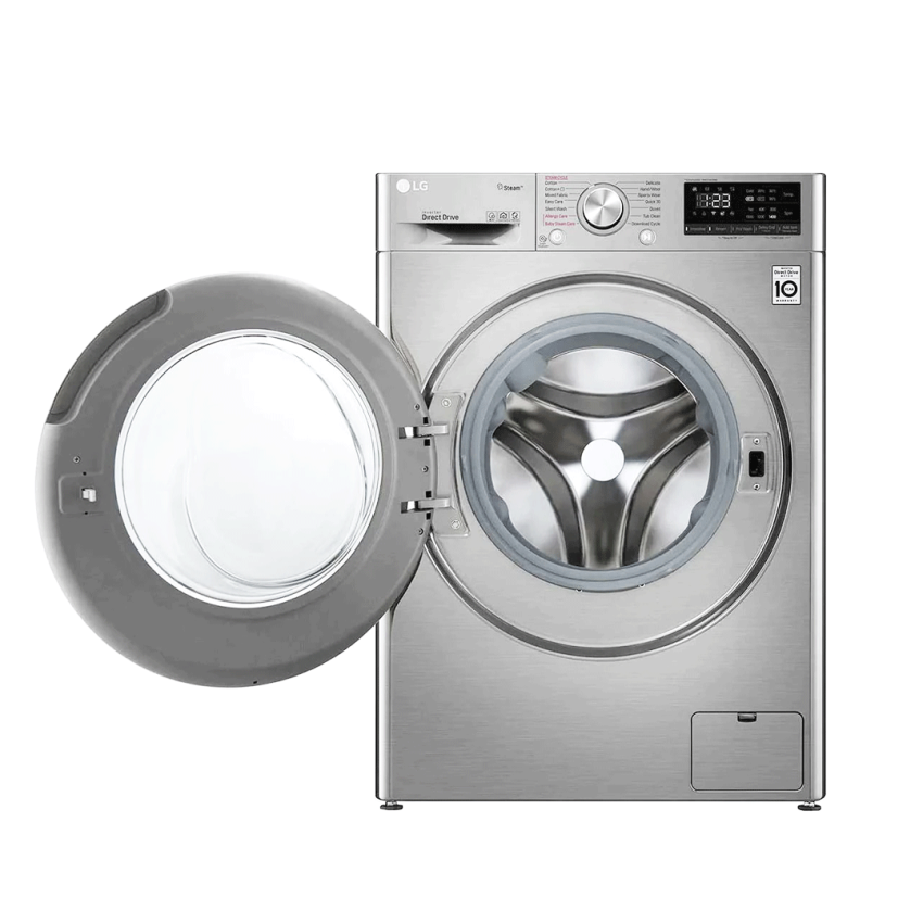 Lave Linge Frontale LG Vivace | 9 KG - Smart DD - Silver - 1400 Tours 