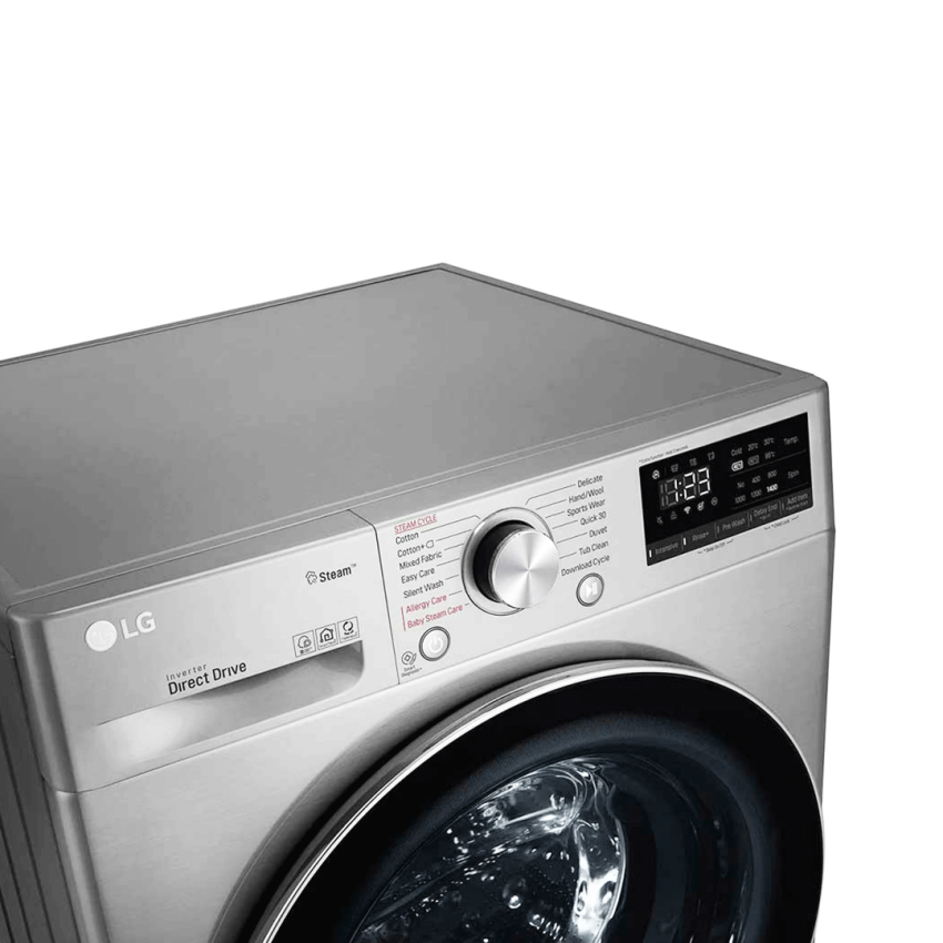 Lave Linge Frontale LG Vivace | 9 KG - Smart DD - Silver - 1400 Tours 