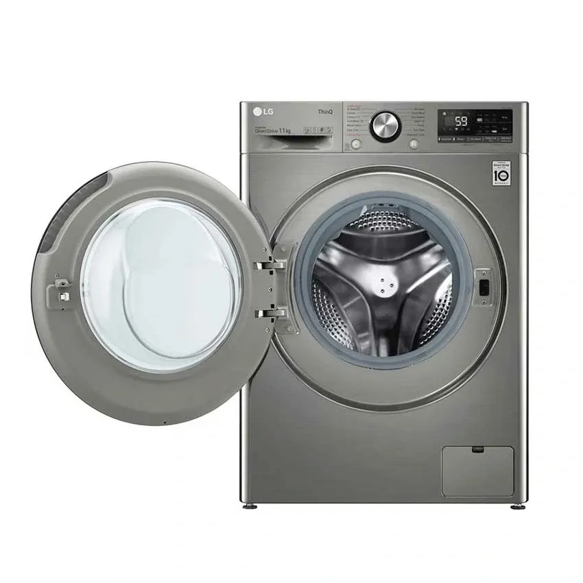 Lave Linge Automatique LG  | 11 KG  - Technologie Vapeur - F4Y5EYGYPV - Silver
