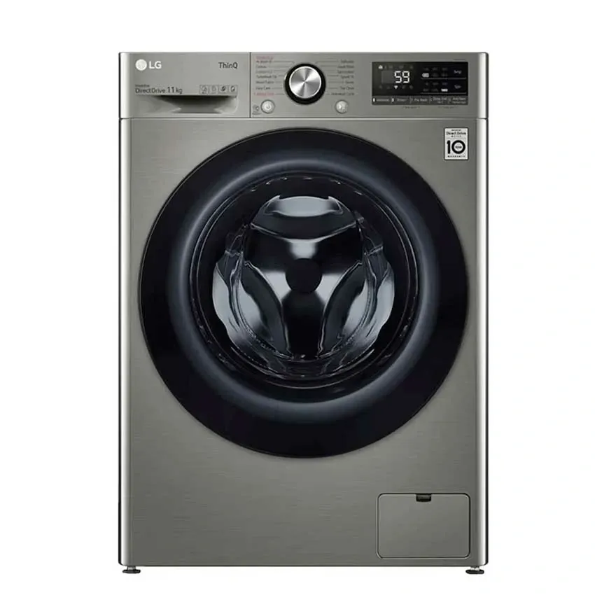 Lave Linge Automatique LG  | 11 KG  - Technologie Vapeur - F4Y5EYGYPV - Silver