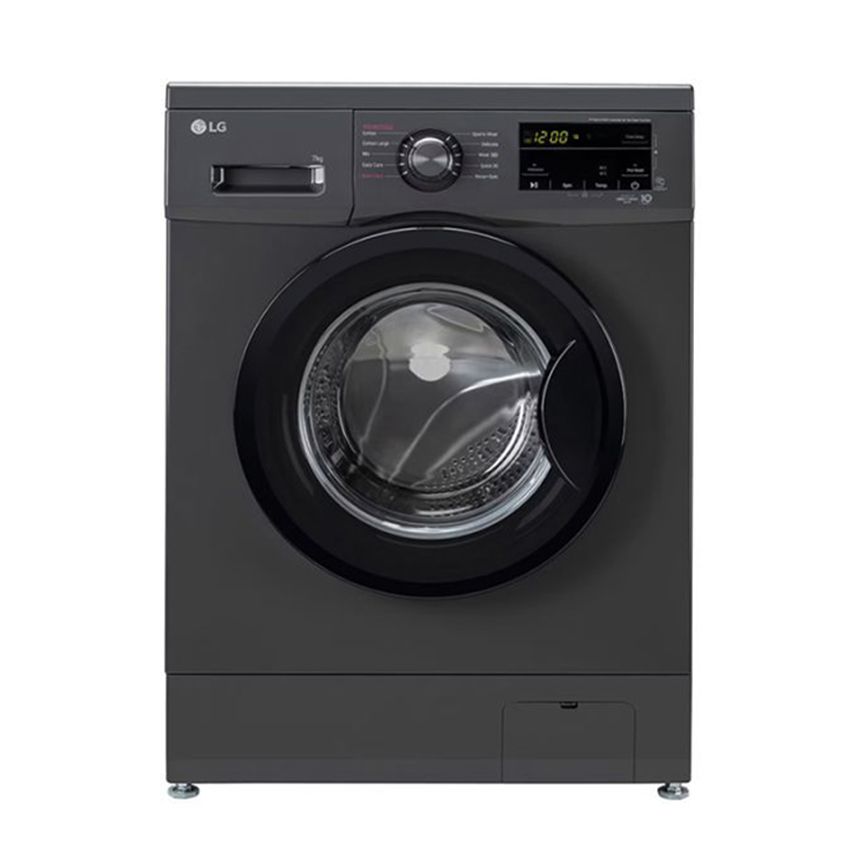 Lave Linge Frontale LG | F2J3QYG6J - 7KG - Noir - 1200 Tours