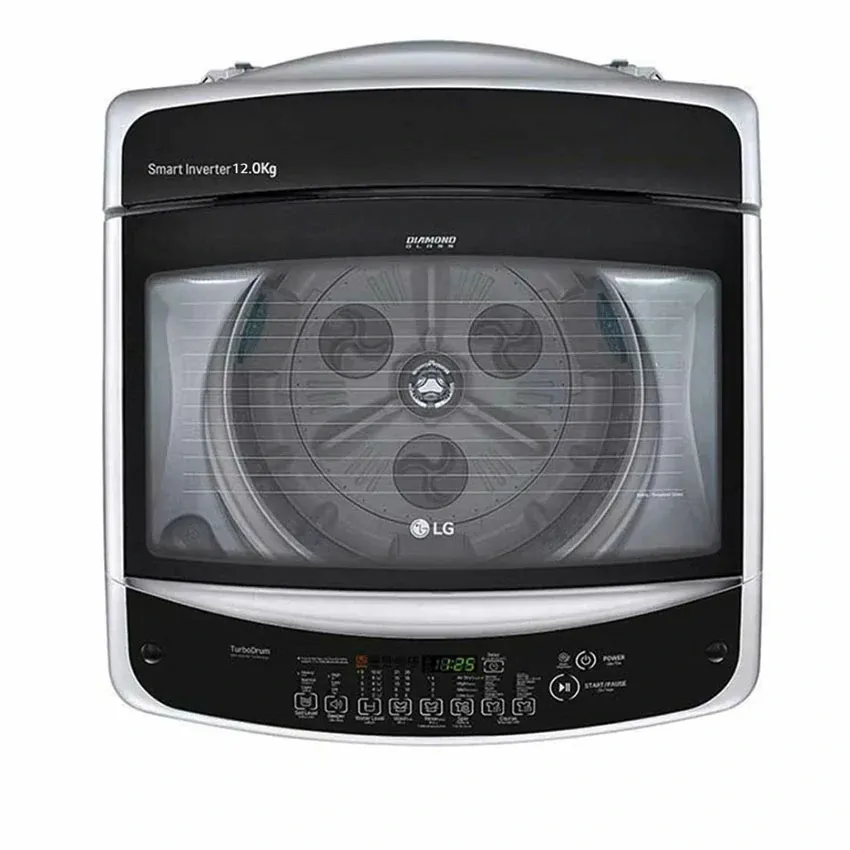 Lave Linge Top LG - T1288NEHGE | 12KG - Silver - 1200 Tours