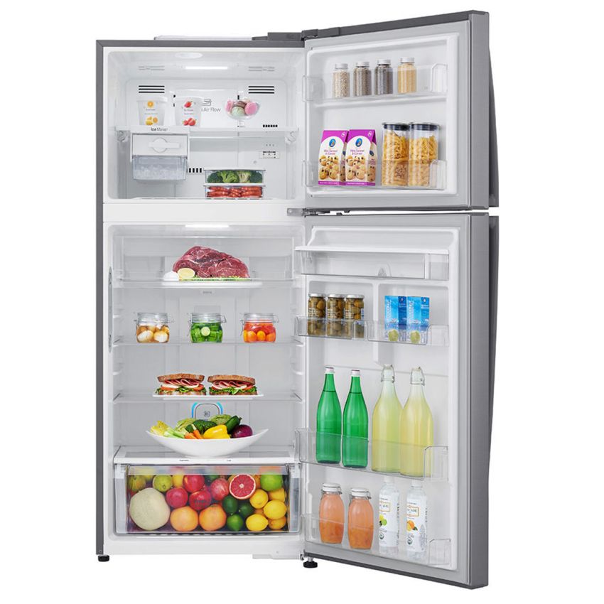 Réfrigérateur LG GL-F502HLHL | 438 L - No Frost - 70 Cm - Silver + Fontaine d'eau