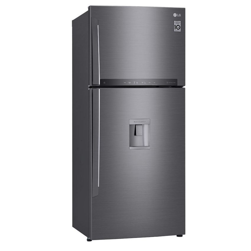Réfrigérateur LG GL-F502HLHL | 438 L - No Frost - 70 Cm - Silver + Fontaine d'eau
