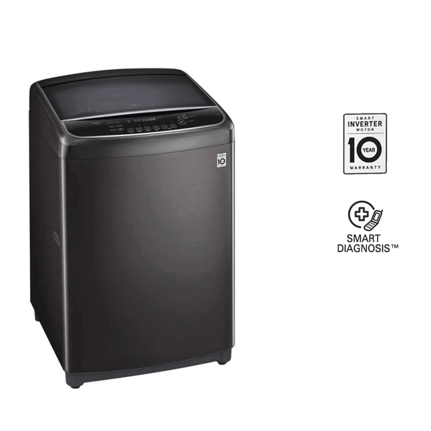 Lave Linge Frontale LG - T1466NEHG2 | 14 KG - Noir - 1400 Tours