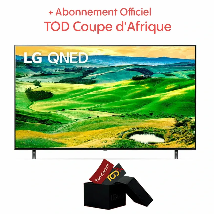 Tv LG QNED 806QA | 55 Pouces -  4K UHD - Smart Web Os - Garantie 2 Ans
