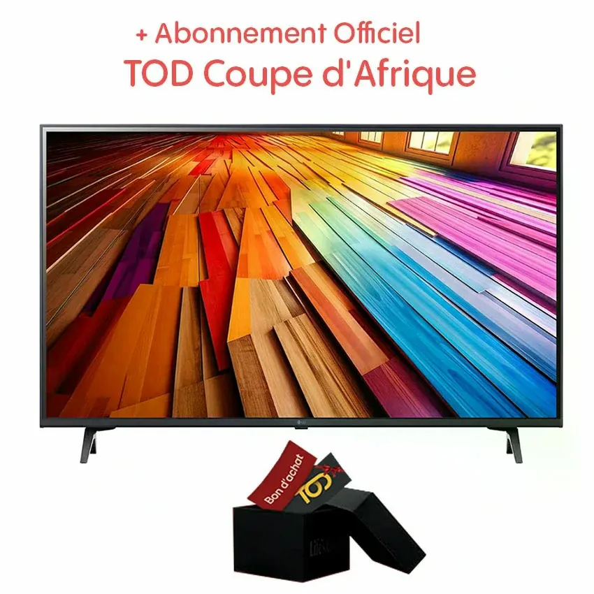 TV LED LG UT80006LA | 43 Pouces - 4K UHD - Smart Web Os - Garantie 2 Ans