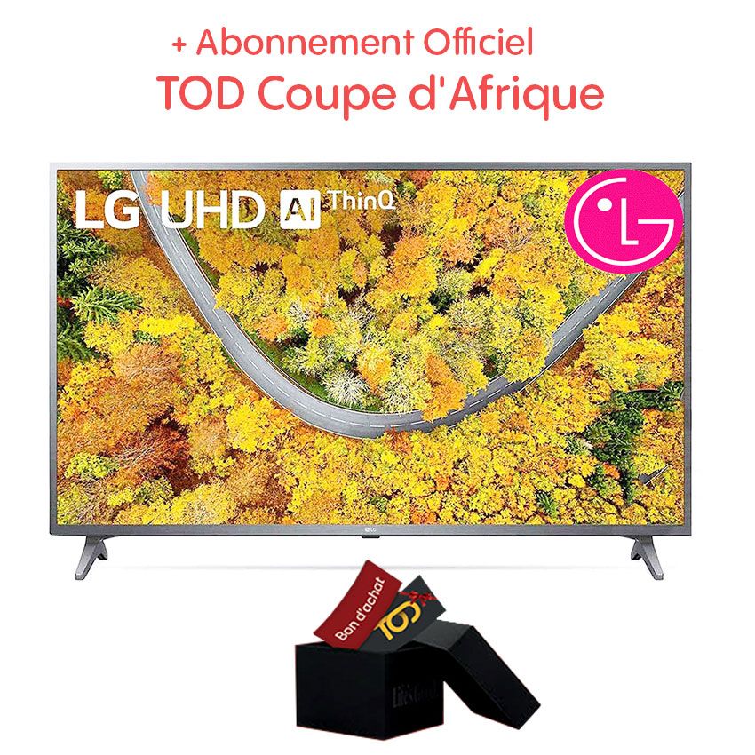 Tv LG UP7500PVG | 50 Pouces - 4K UHD - Smart Web Os - Garantie 2 Ans