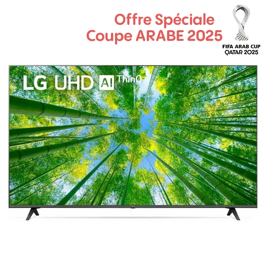 Tv LG UQ80006LD | 55 Pouces - 4K UHD - Web OS - Garantie 2 Ans