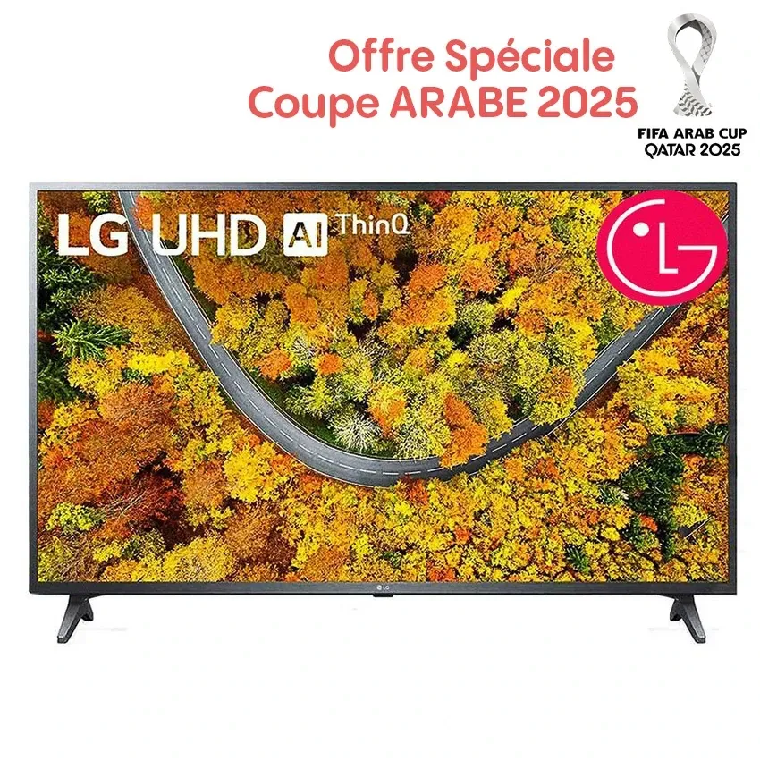 Tv LG UP7500PVG | 55 Pouces - 4K UHD - Smart Web Os - Garantie 2 Ans