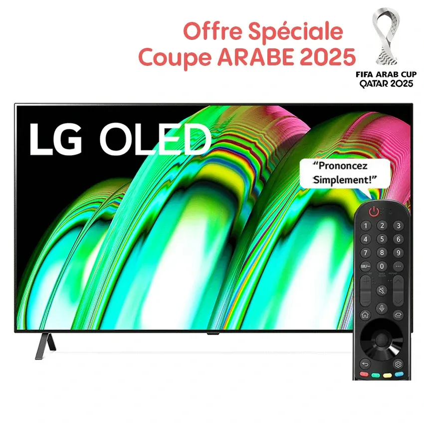 Tv LG OLED A26LA.AGEE | 55 Pouces - 4K UHD - Smart Web Os - Garantie 2 Ans