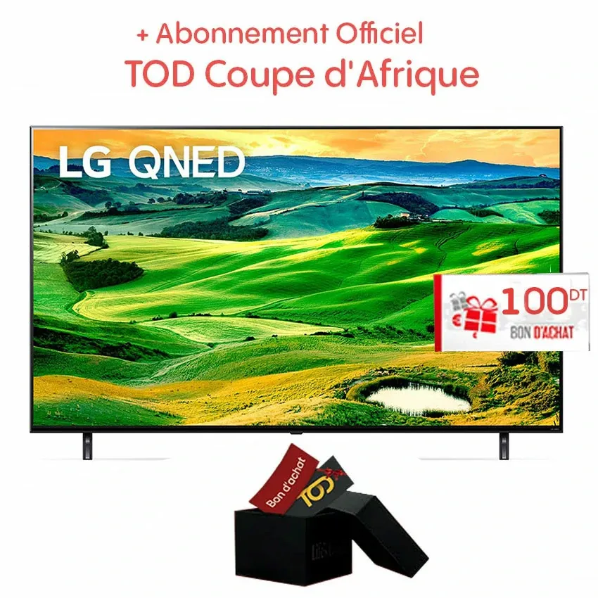 Tv LG QNED 806QA | 55 Pouces -  4K UHD - Smart Web Os - Garantie 2 Ans